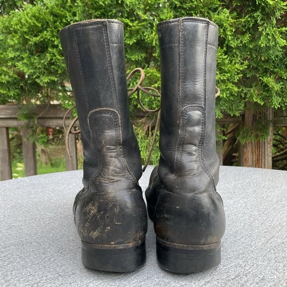 10.5R Vintage 50s Army Combat Lace Up Boots Cap Toe main image 7